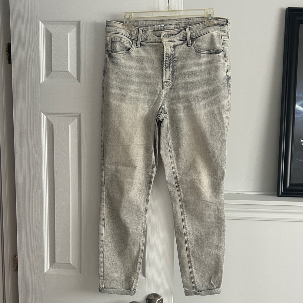 Old Navy Black Acid Wash Jeans